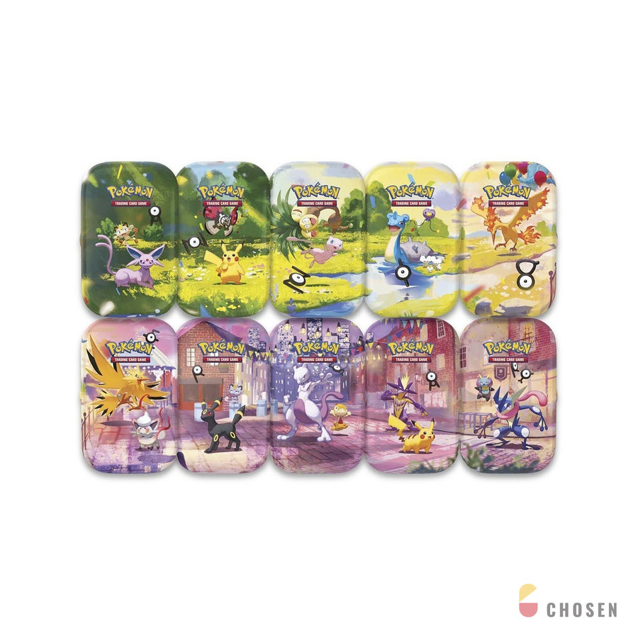 寶可夢 30週年 30th Celebration 迷你鐵盒 Mini Tin(整盒 10 顆)