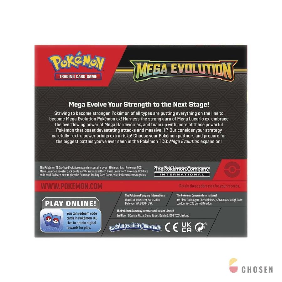 寶可夢 Mega Evolution 補充盒(36 包+特典卡)美版超級進化