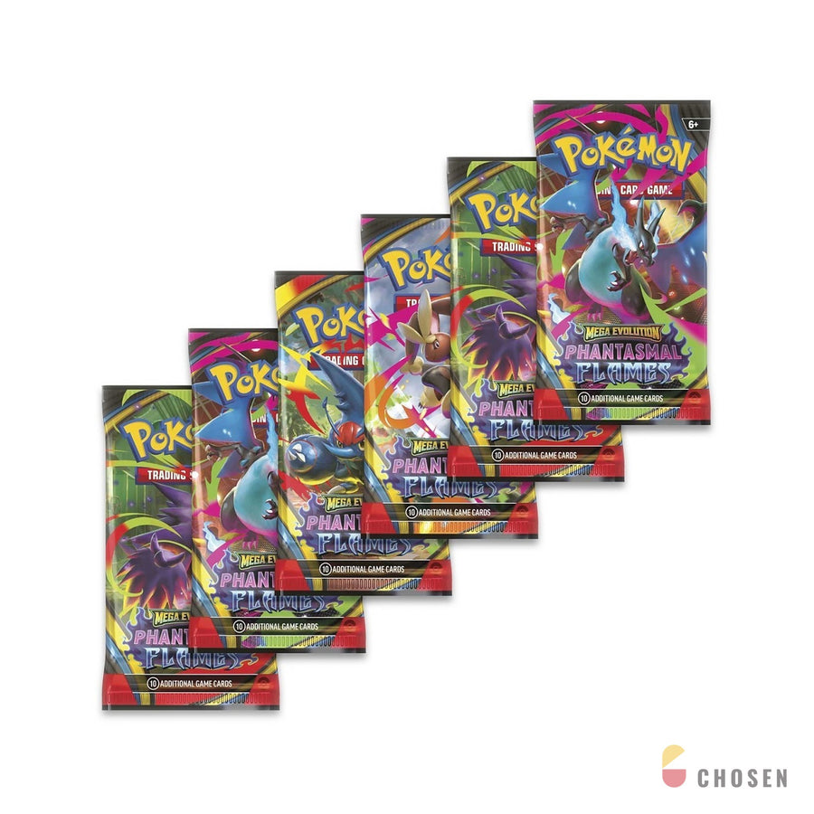 寶可夢 Mega Evolution—Phantasmal Flames 補充包組合 Booster Bundle 美版噴火龍 (手雷)