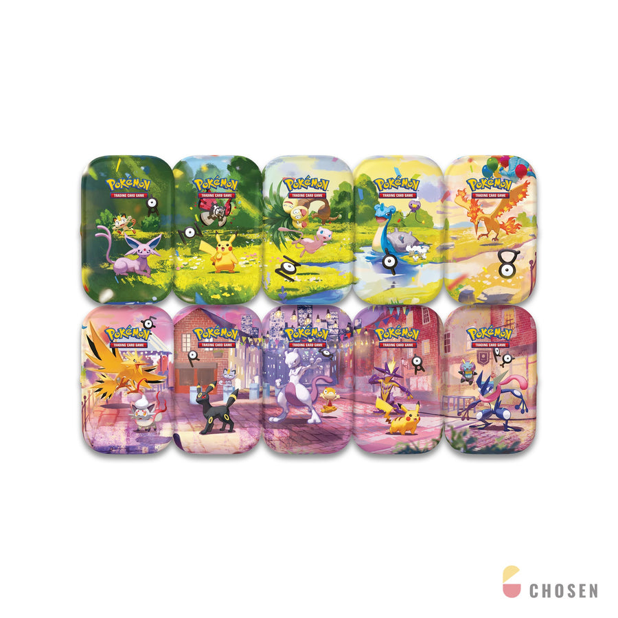 寶可夢 30週年 30th Celebration 迷你鐵盒 Mini Tin（整盒 10 顆）