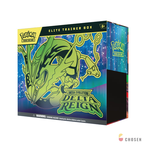 寶可夢 Mega Evolution—Delta Reign 精英訓練家禮盒 ETB (頂盒) 斜角