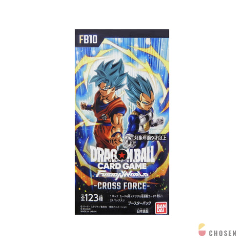 七龍珠 Fusion World FB10 CROSS FORCE 補充盒 正面