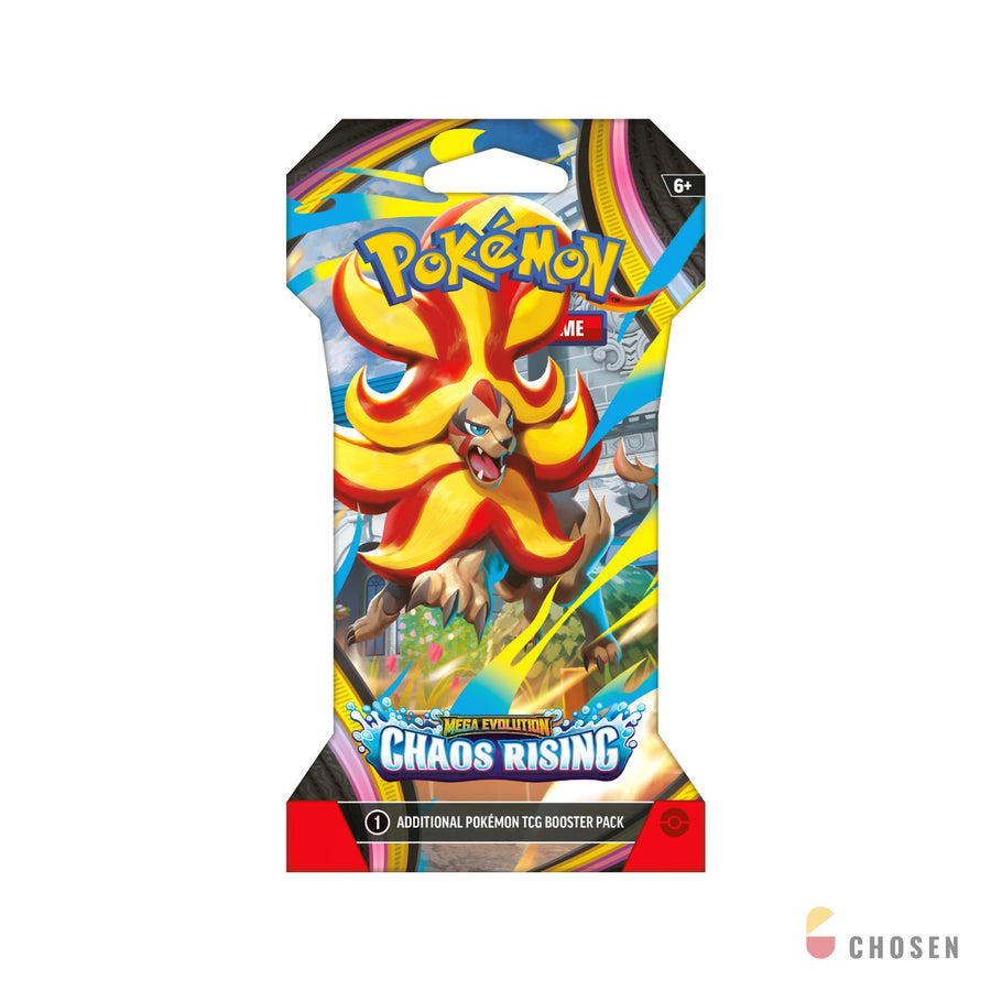 寶可夢 Mega Evolution—Chaos Rising 吊卡補充包 Sleeved Booster Pack 美版忍蛙