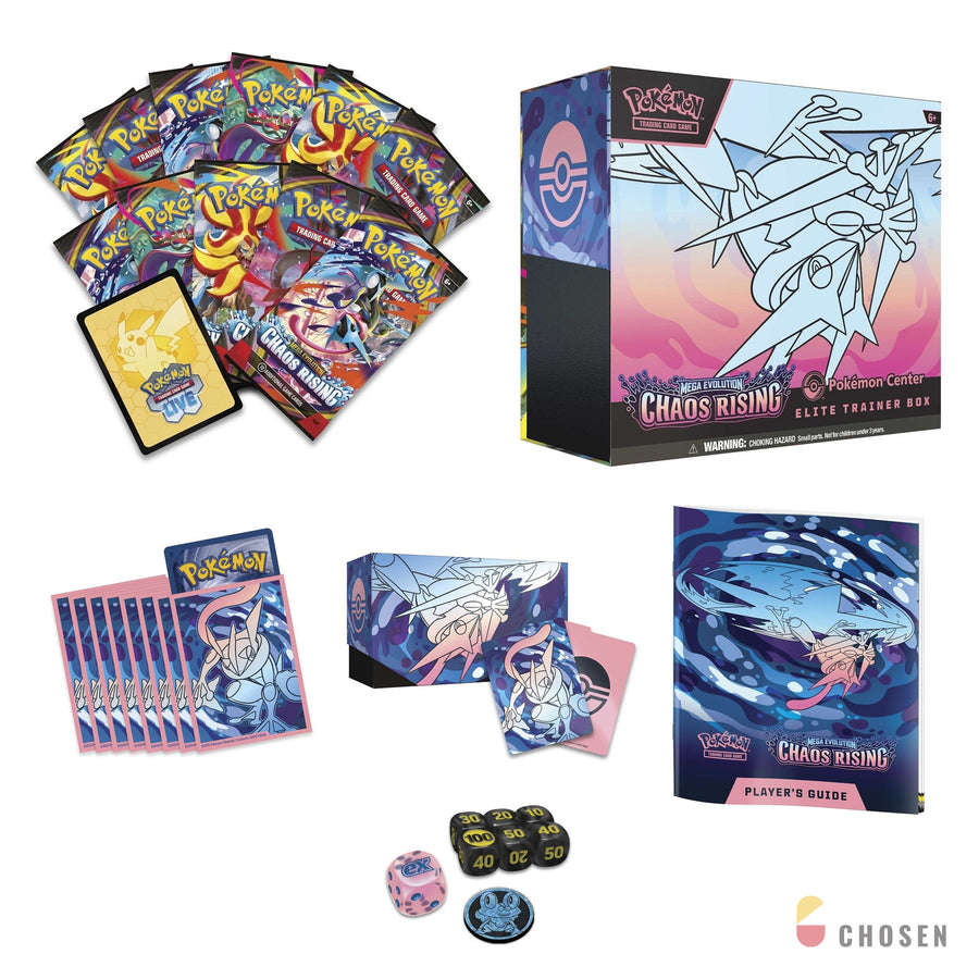 寶可夢 Mega Evolution—Chaos Rising 菁英訓練家禮盒 ETB（美版，寶可夢中心限定）
